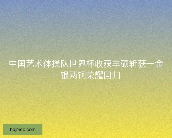 中国艺术体操队世界杯收获丰硕斩获一金一银两铜荣耀回归 中国艺术体操队世界杯收获丰硕斩获一金一银两铜荣耀回归